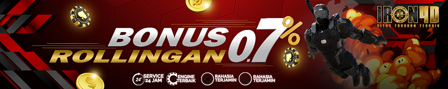 Bonus Rolingan Mingguan slot dan casino 0.7%